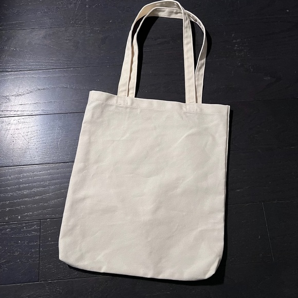 Jo Malone London Canvas Tote Bag Canvas 16”x13” Cream/black Limited shopping bag - Picture 6 of 8